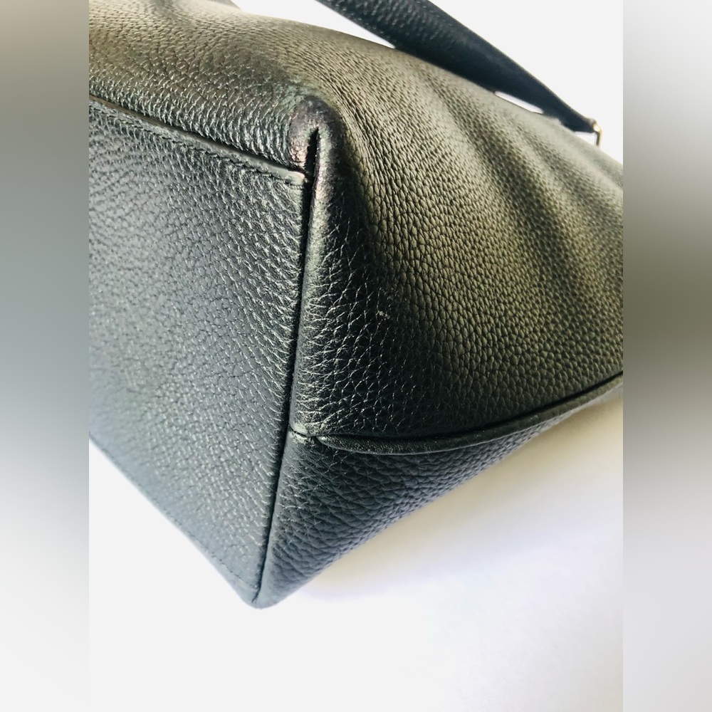 Tory Burch Black Leather Tote - Picture 9 of 11